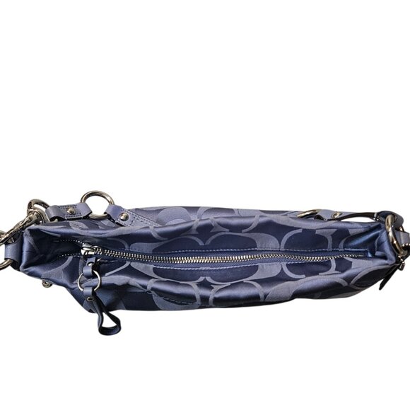 Coach Carly Signature Hobo Bag Blue - Picture 7 of 7